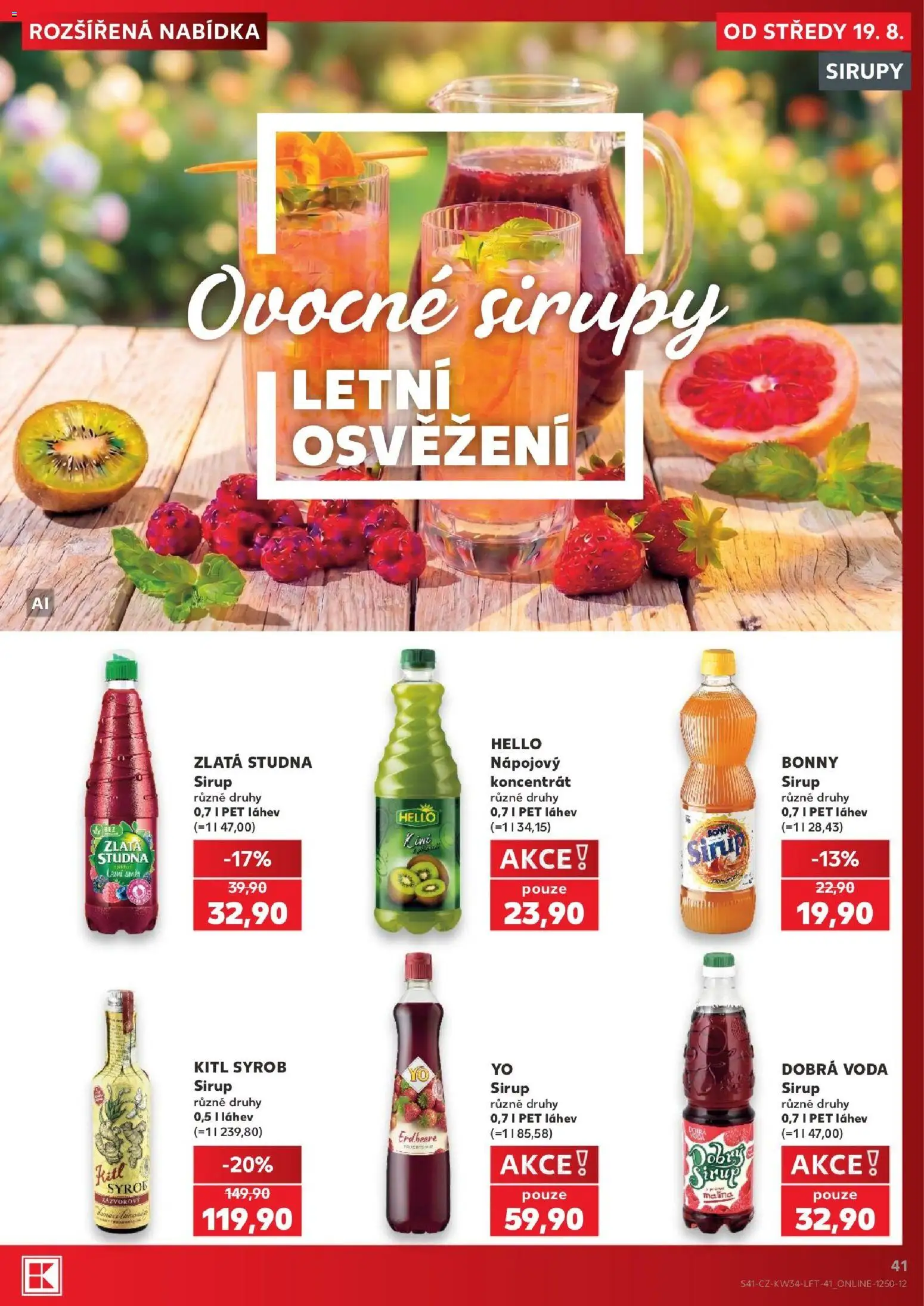 Kaufland leták - Plzeň Bory od 19.08.2026 | Strana: 41
