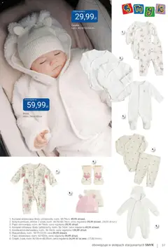 Pogląd oferty "Smyk gazetka" - ważna od 22.09.2026 | Strona: 37 | Produkty: Kombinezon, Czapka, Body