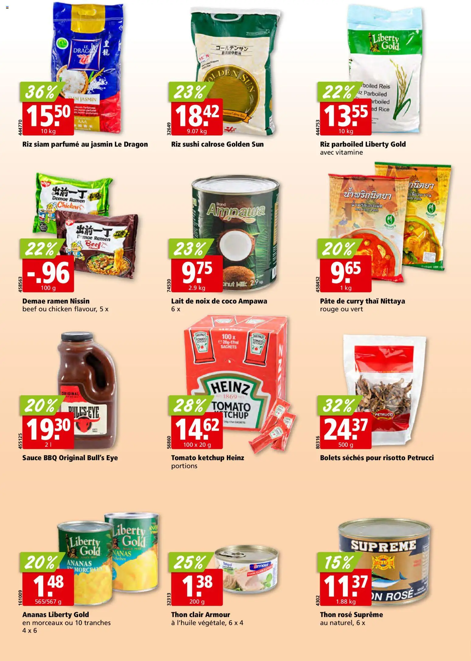 Aligro aktionen Chavannes, Matran, Genève, Sion – gültig ab 15.06.2026 | Seite: 22 | Produkte: Rouge, Reis, Ananas, Ketchup