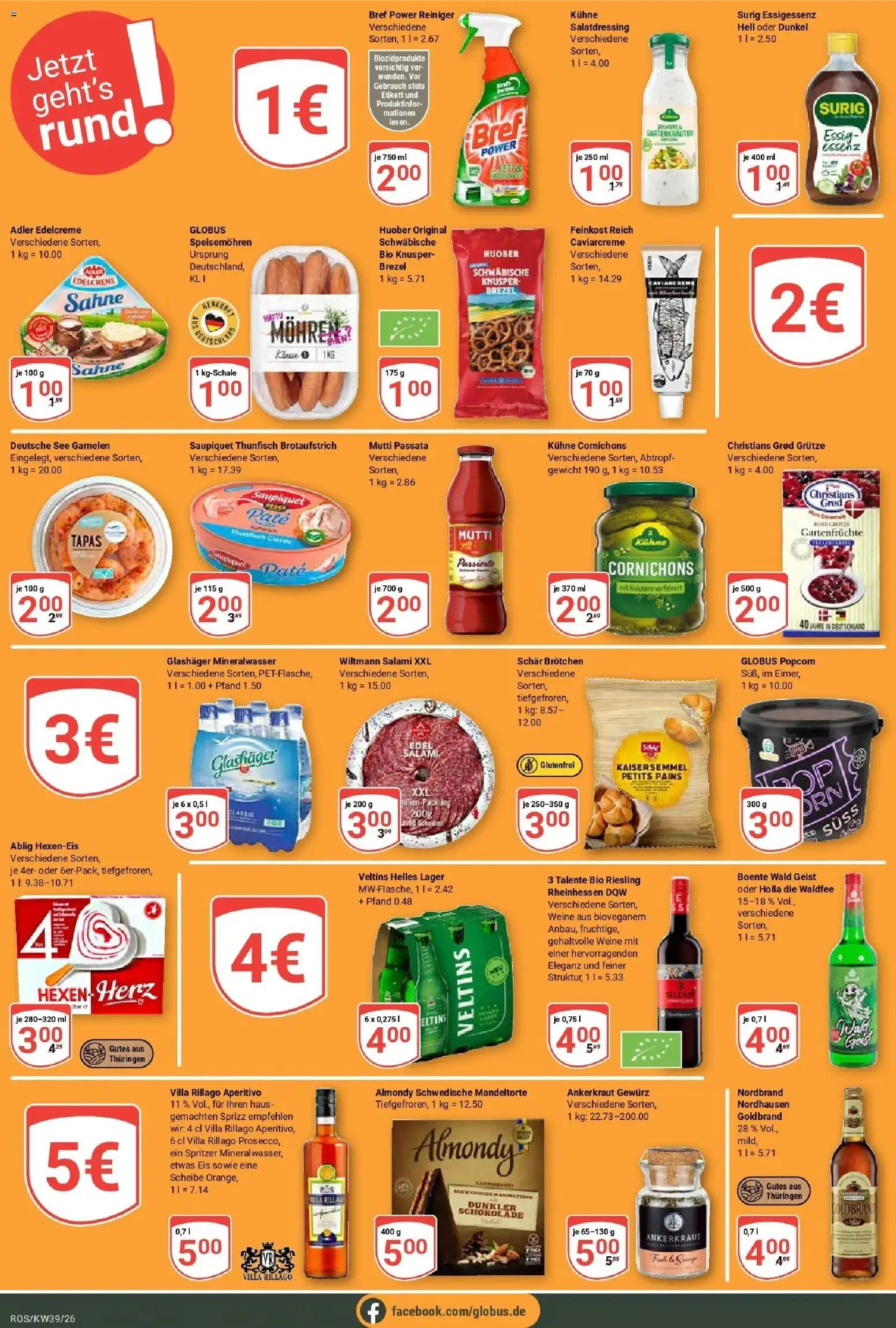 Globus Prospekt Lambrechtshagen (ab 21.09.2026) » Angebote online | Seite: 8 | Produkte: Thunfisch, Schokolade, Mineralwasser, Mohren