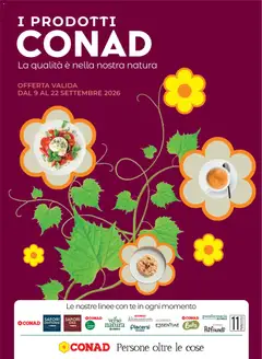 Anteprima del volantino Conad volantino Prodotti a marchio valido a partire dal 09/09/2026
