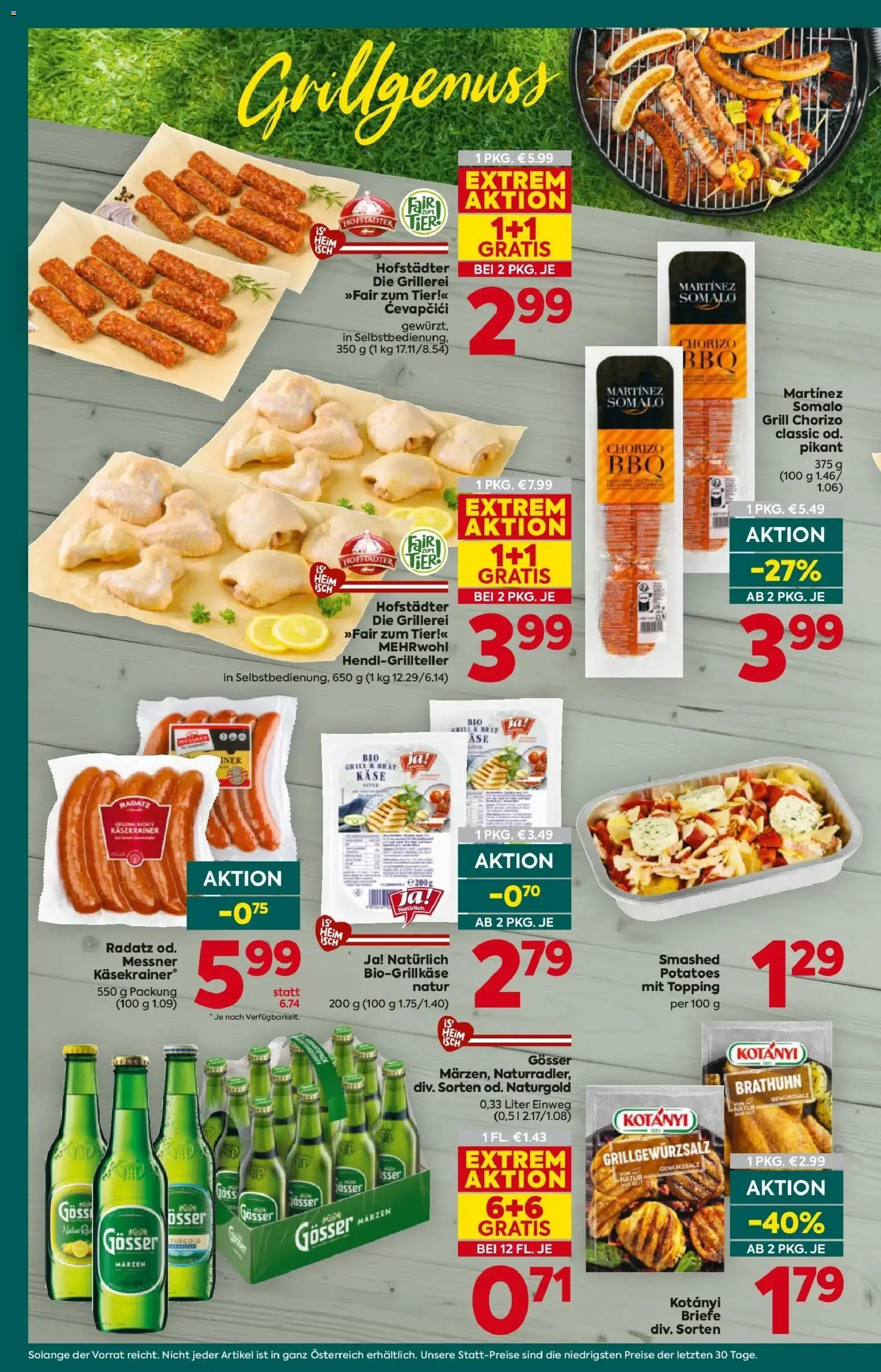 Billa Plus Flugblatt - Salzburg gültig ab 28.05.2026 | Seite: 10 | Produkte: Grill, Käse