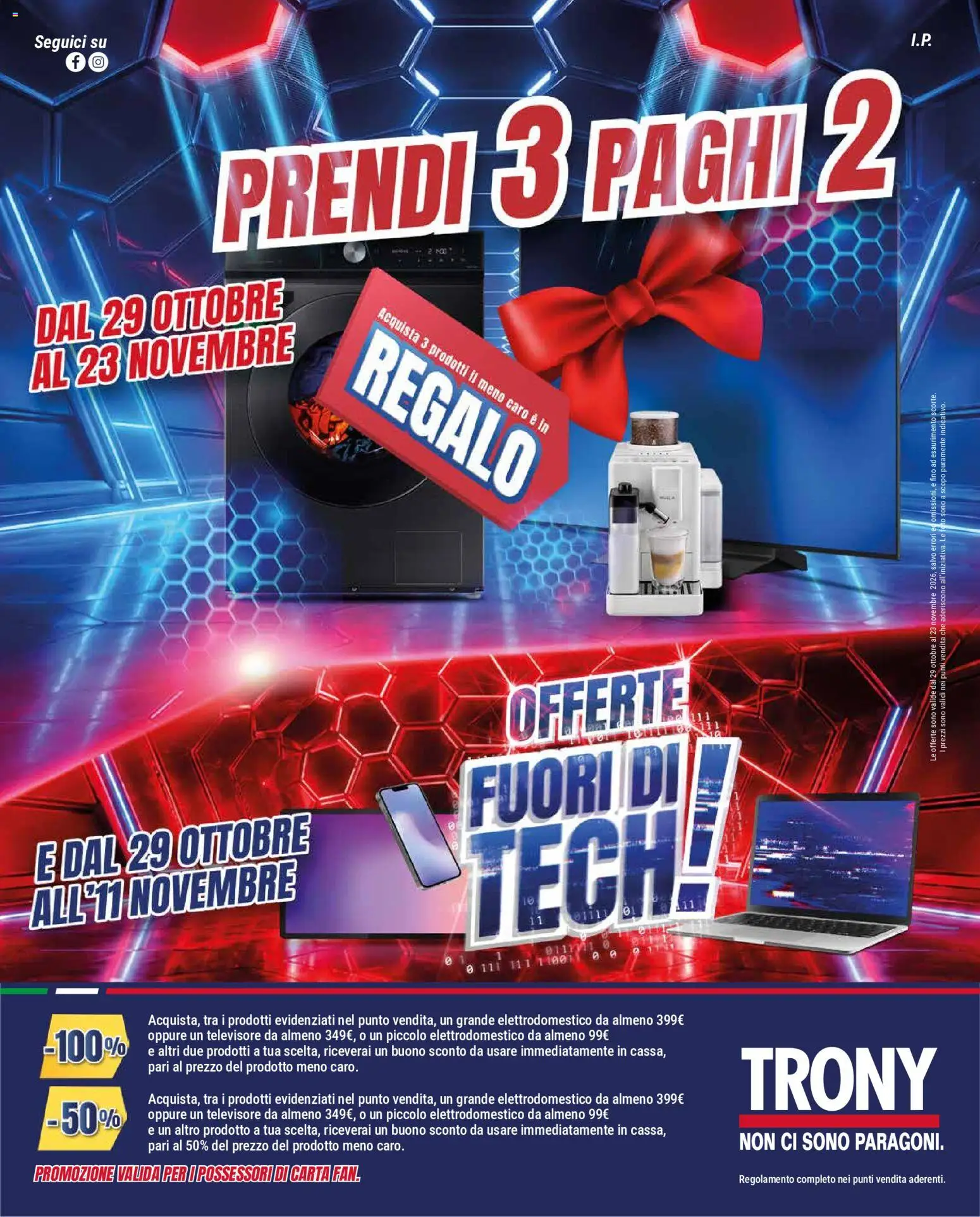 Volantino Trony del 29/10/2026 | Pagina: 1 | Prodotti: Caro