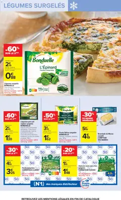 Carrefour - Prévisualisation de Brandade de Morue surgelée, 1 kg. valide à partir de 06/10/2026 | Page: 33 | Produits: Pois, Morue, Distributeur, Légumes surgelés
