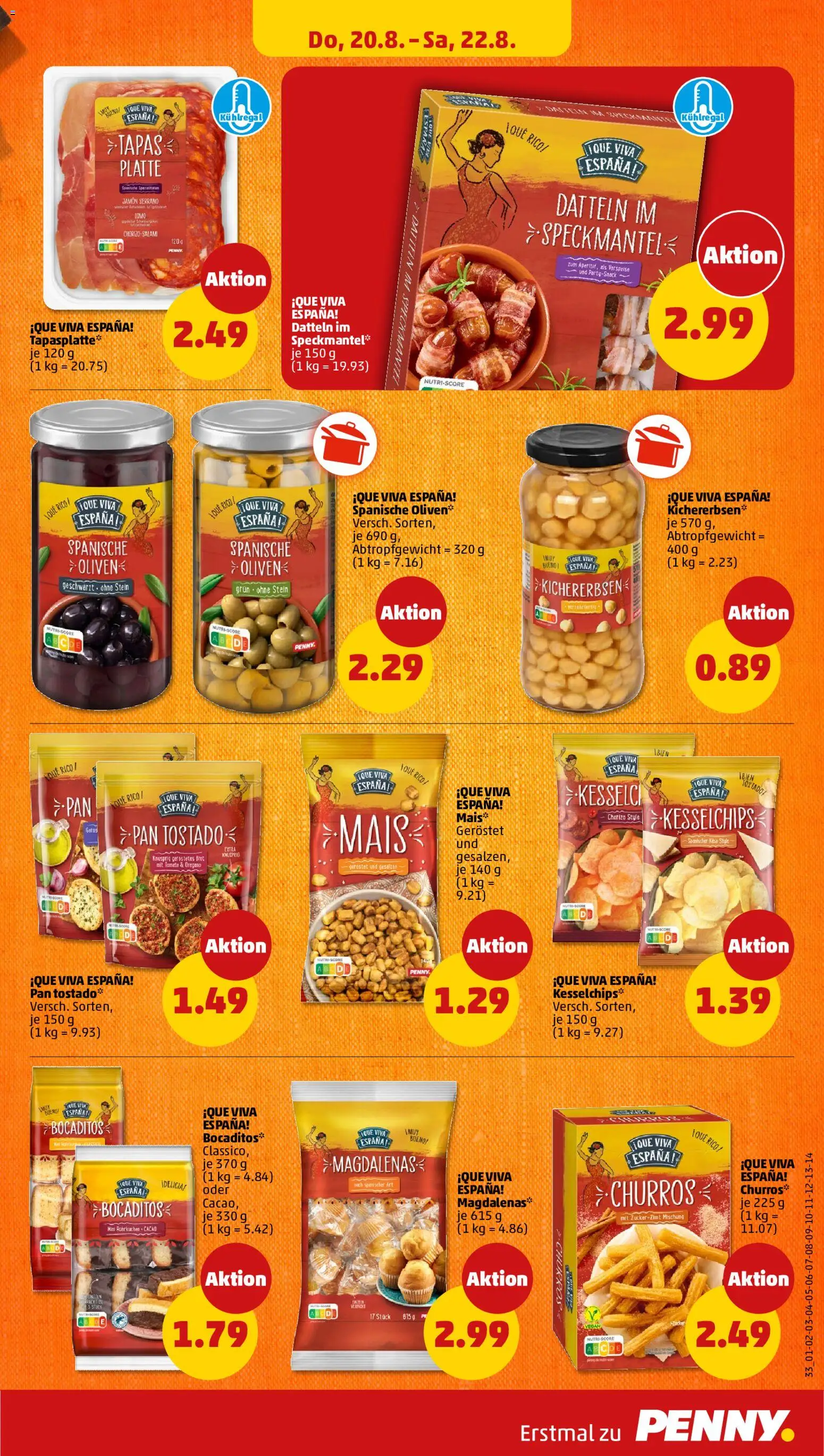 Penny Prospekt – gültig ab 17.08.2026 | Seite: 41 | Produkte: Brot, Chips