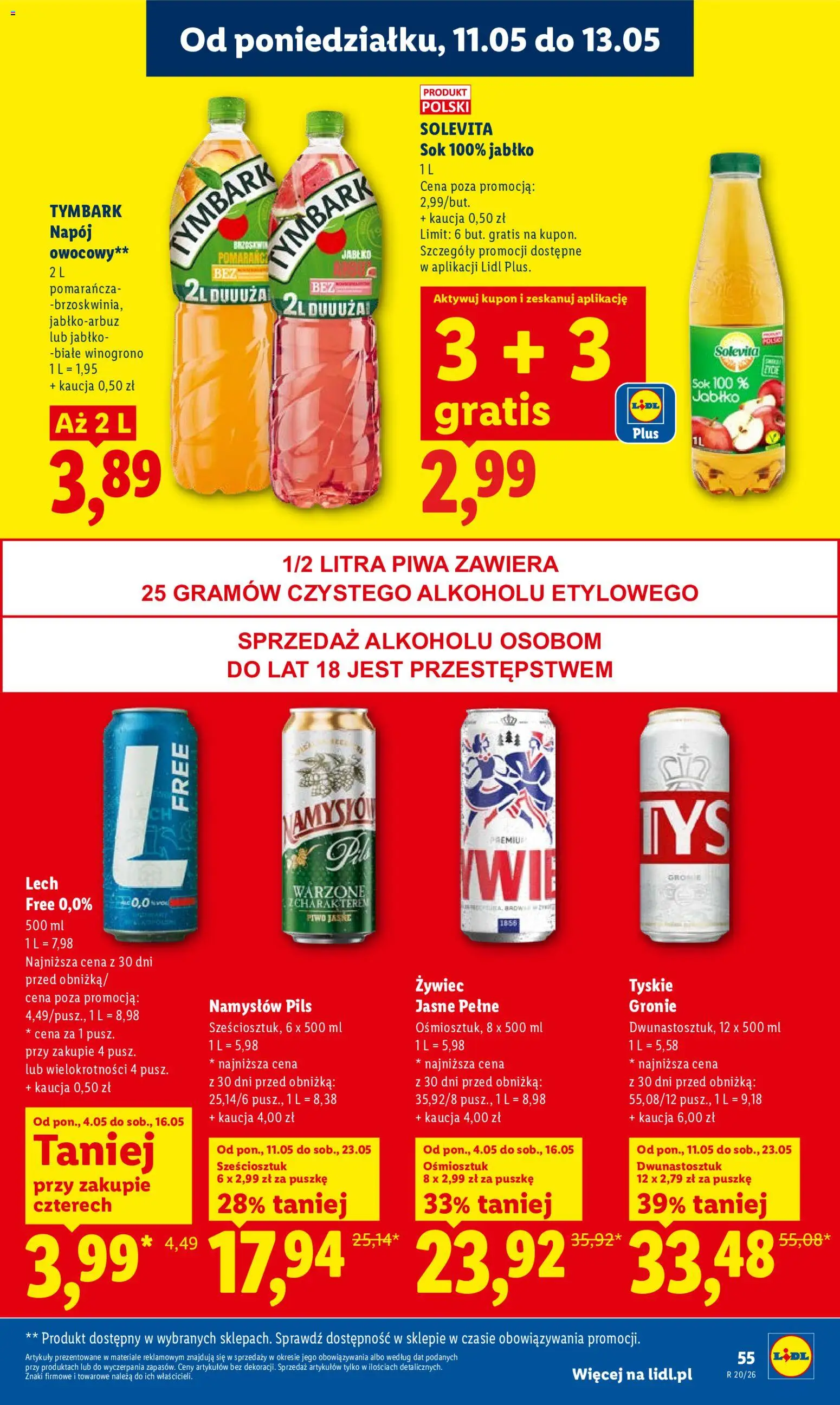 Lidl Polsko leták od 11.05.2026 | Strana: 55 | Produkty: Solevita