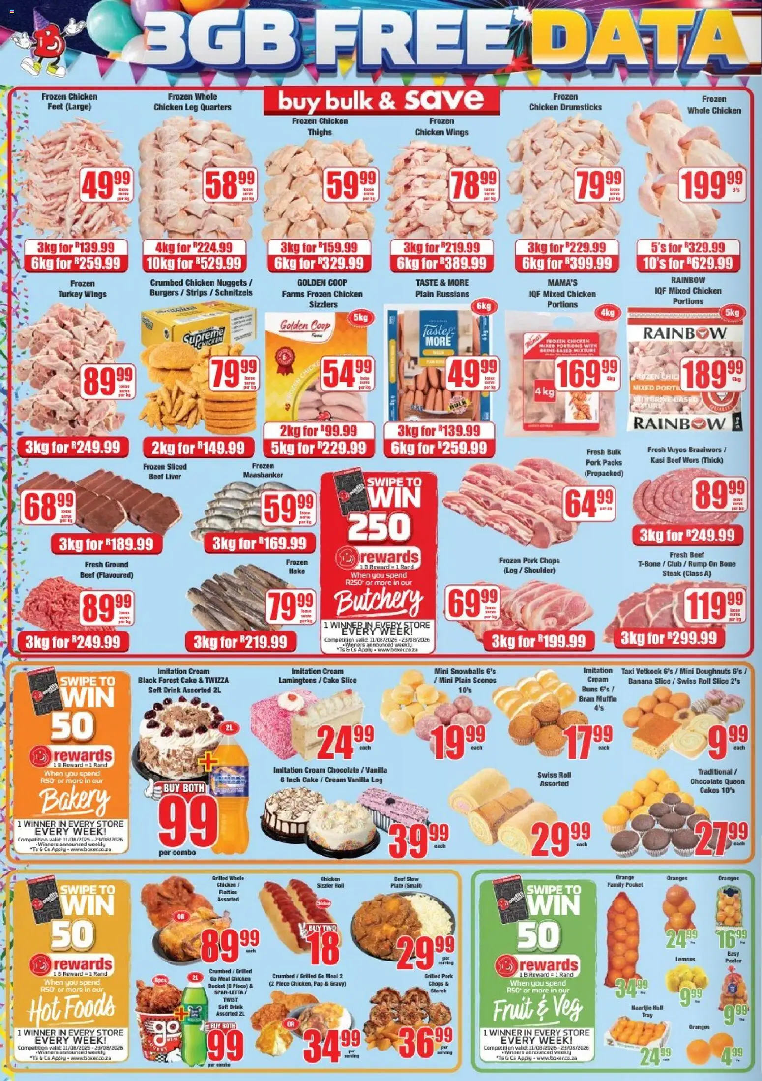 New Boxer catalogue – valid from 11/08/2026 | Page: 2 | Products: Chicken wings, Peeler, Gravy, Fruit