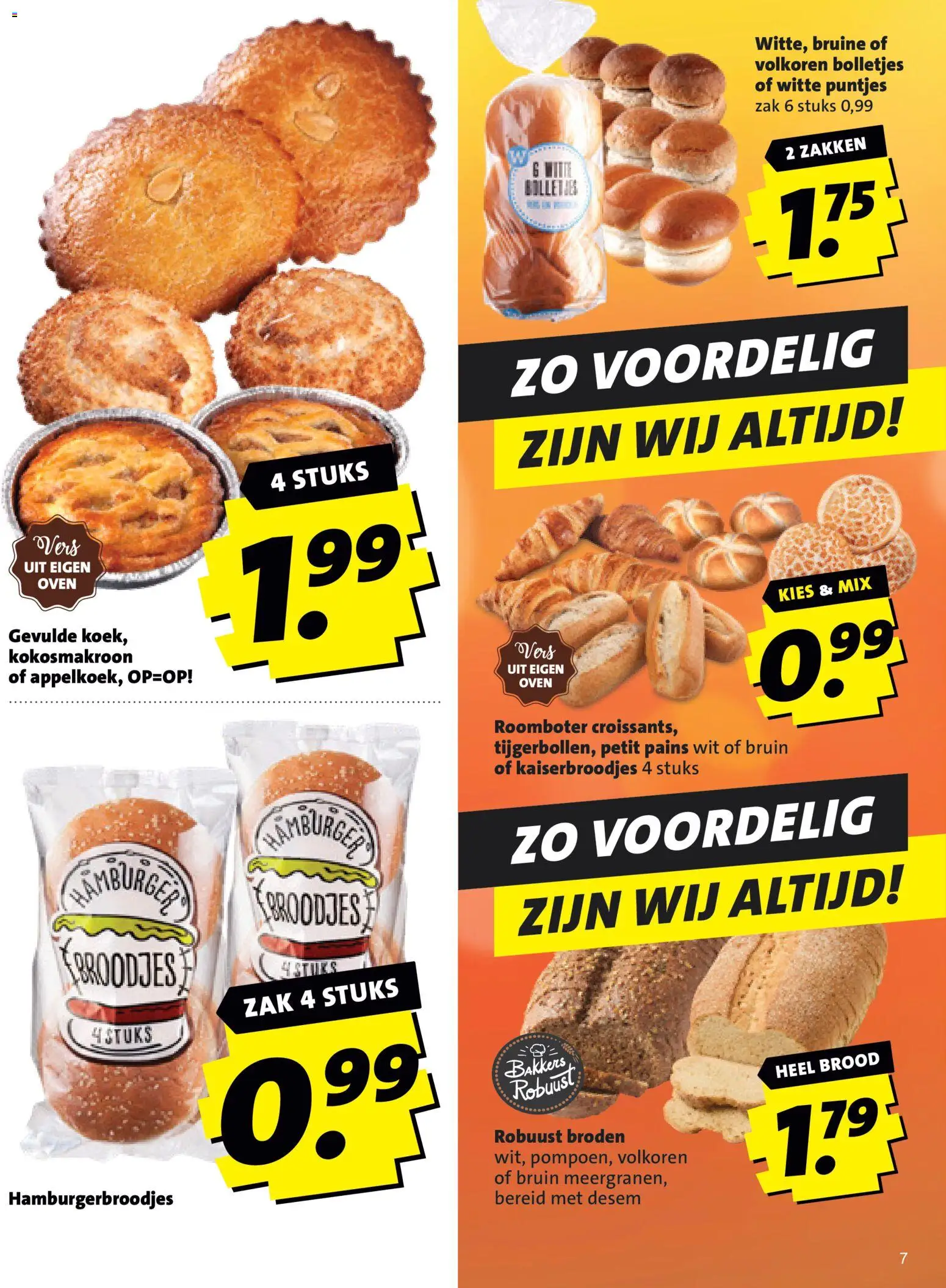 {H1} | Pagina: 7 | Producten: Brood, Zak, Bolletjes, Broodjes