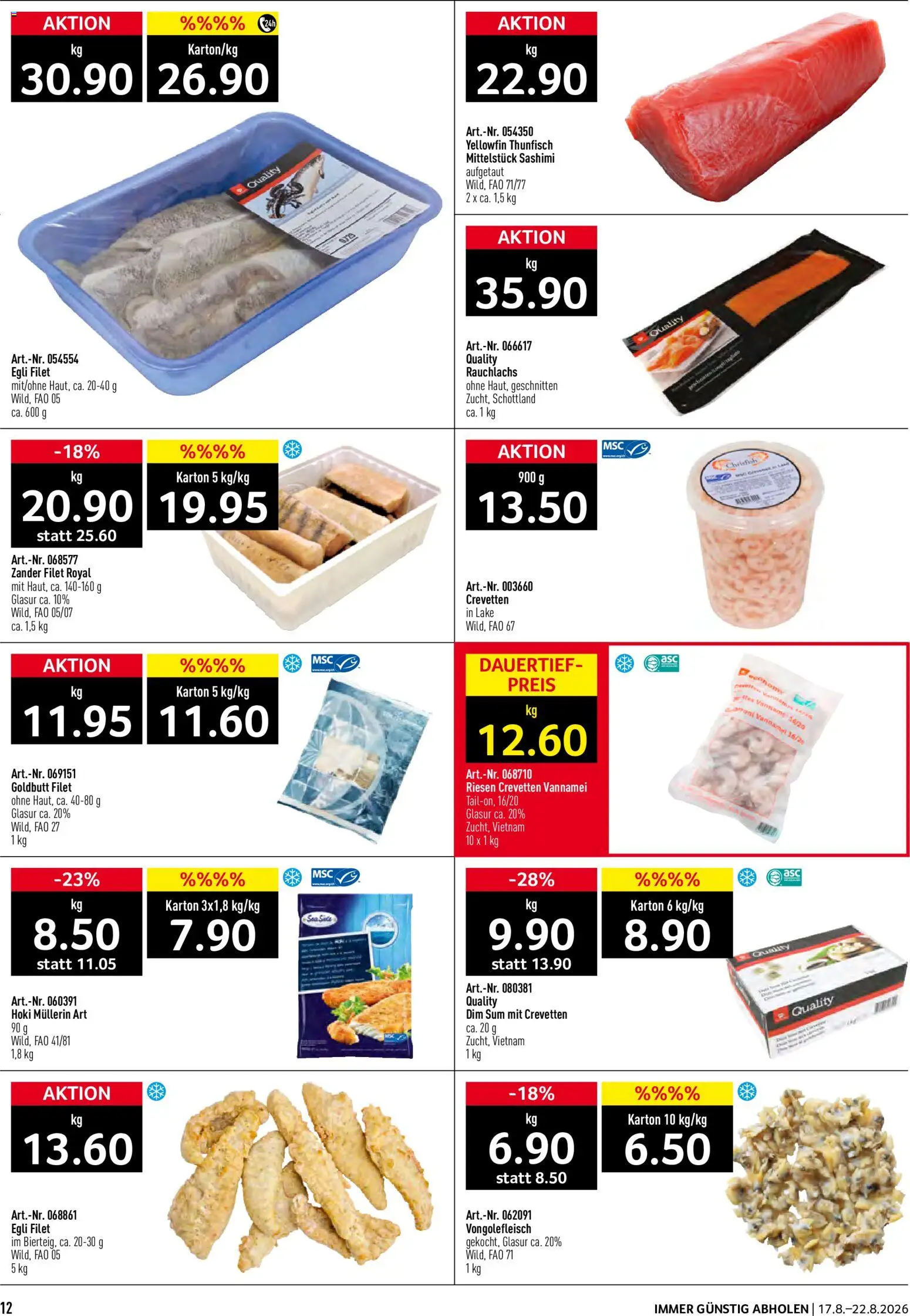 Prodega aktionen – gültig ab 17.08.2026 | Seite: 12