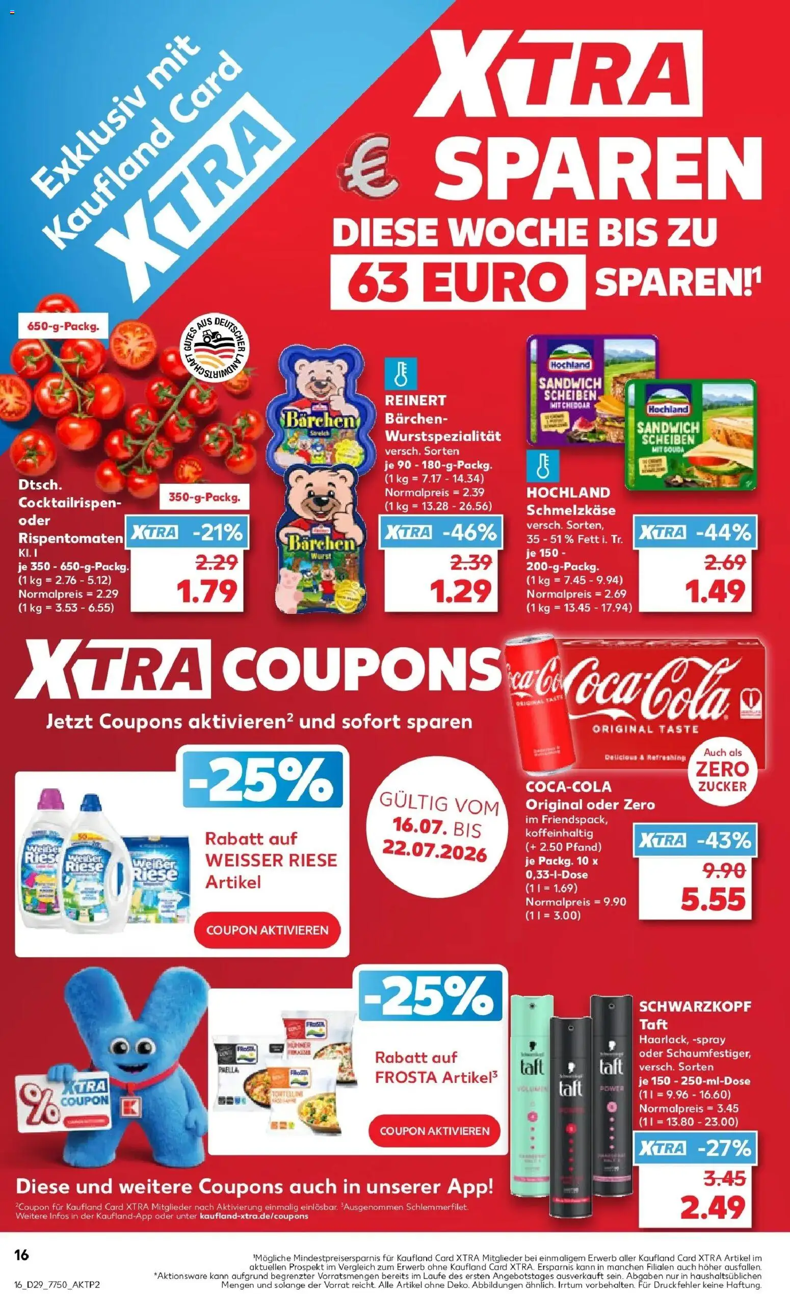 Kaufland Prospekt Mainz – gültig ab 13.07.2026 | Seite: 25 | Produkte: Frosta, Zucker, Wurst