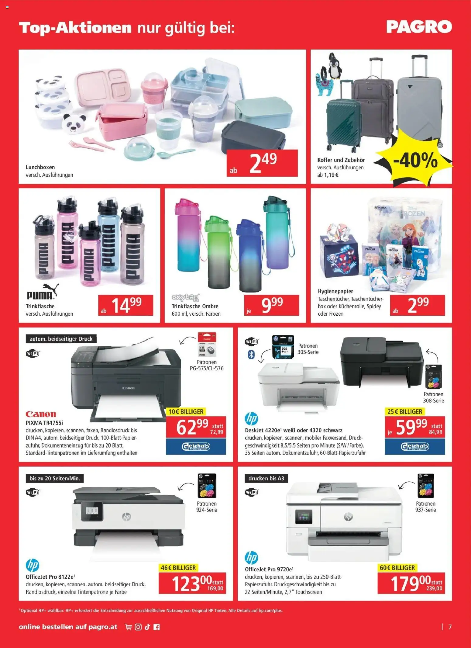 Pagro-Diskont Aktuelle Angebote gültig ab 30.07.2026 | Seite: 7 | Produkte: Koffer, Box