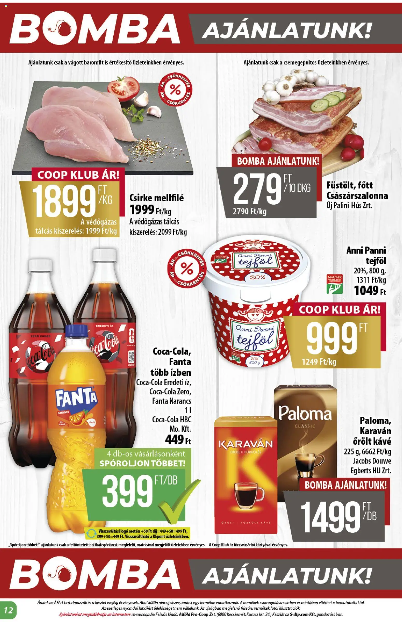 COOP akciós ujság - amely érvényes a következő dátumtól: 21.05.2026 | Oldal: 12