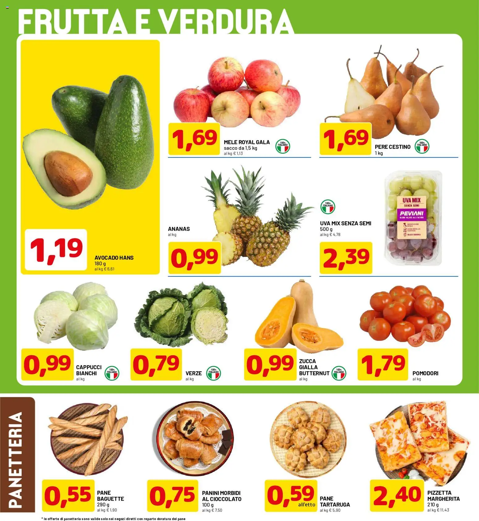 Volantino D Più del 01/10/2026 | Pagina: 10 | Prodotti: Cioccolato, Pere, Ananas, Zucca