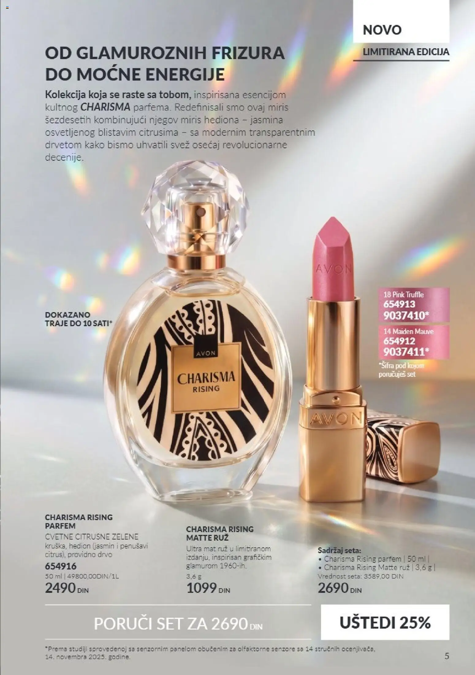 AVON katalog - važi od 01.11.2026 | Strana: 5 | Proizvode: Miris, Parfem