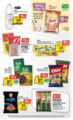 Ofertele Mega Image valabile de la 28.05.2026 | Pagină: 17 | Produse: Cafea, Chipsuri, Smântână, Apă