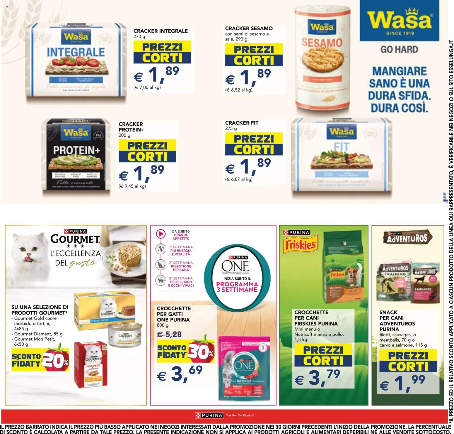 Volantino Esselunga S del 08/10/2026 | Pagina: 29 | Prodotti: Manzo, Crocchette, Cracker, Sesamo