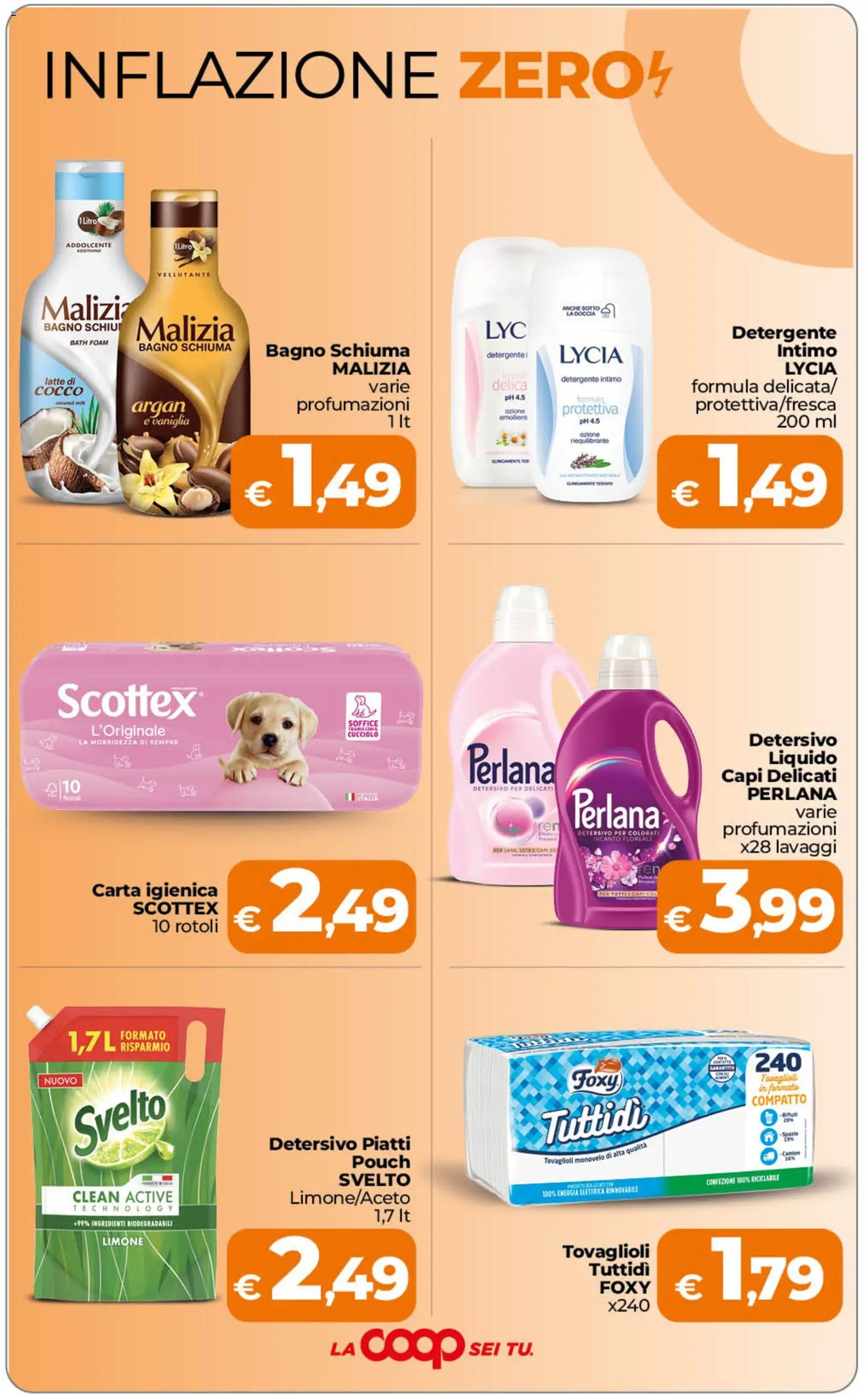 Volantino Ipercoop del 22/09/2026 | Pagina: 7 | Prodotti: Schiuma, Detergente intimo, Piatti, Limone