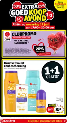 Kruidvat folder week 25 - Voorbeeld van een folder van Kruidvat, geldig van 16.06.2026 | Pagina: 2 | Producten: Kaart, Kan