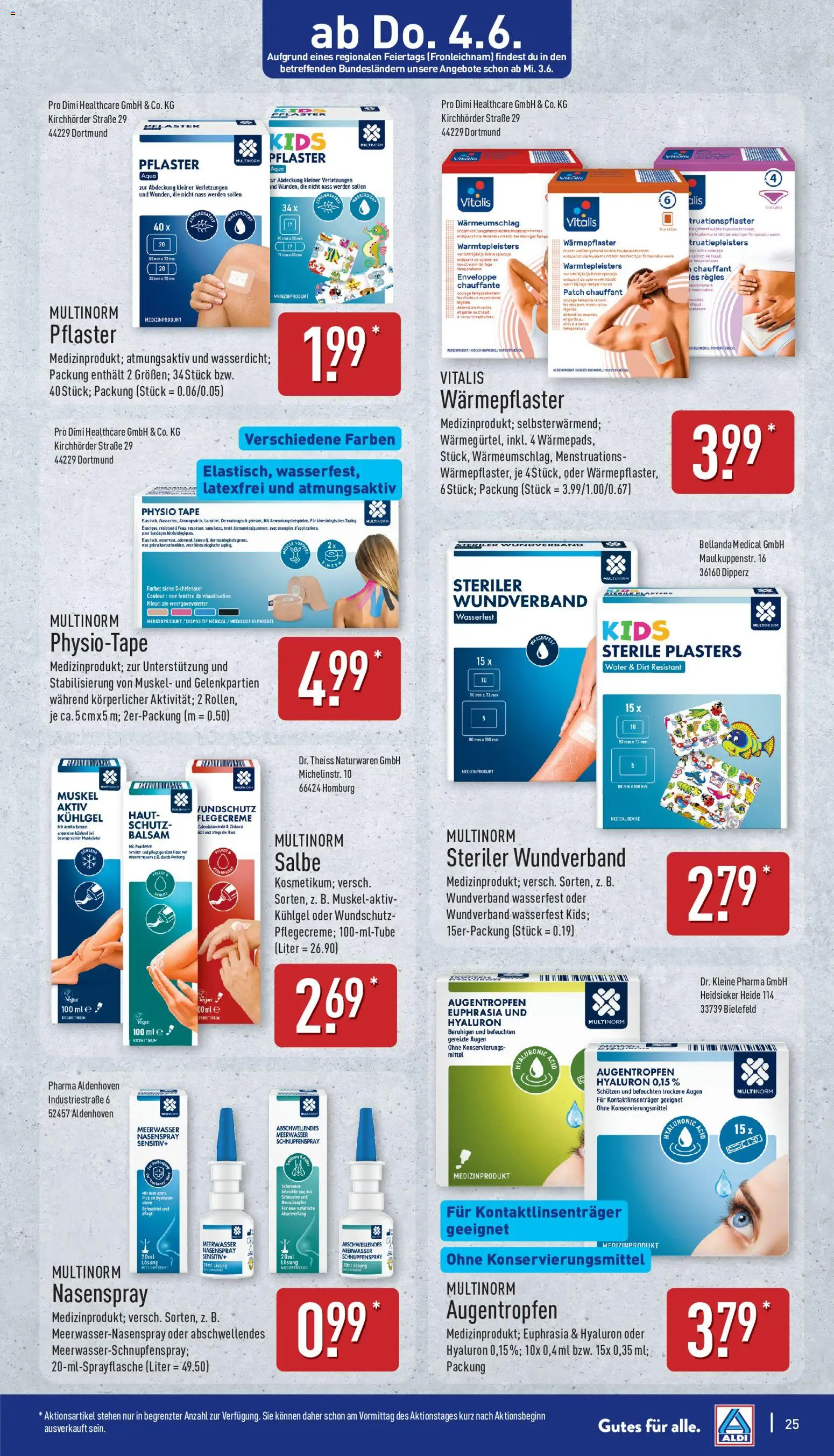 Aldi Prospekt – gültig ab 01.06.2026 | Seite: 25 | Produkte: Tür