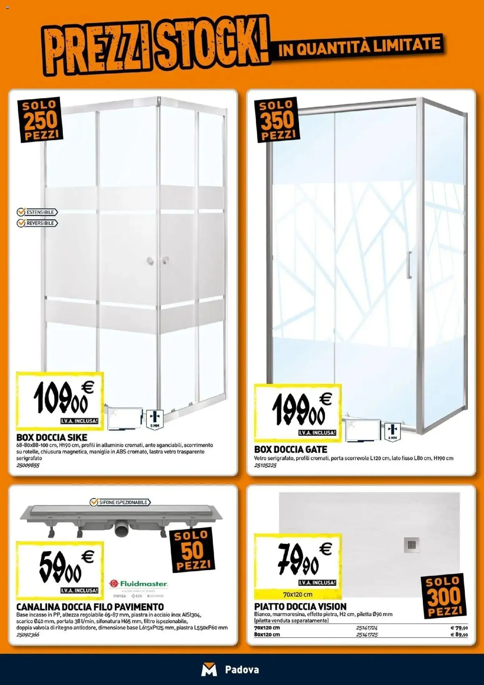 Nuovo TECNOMAT catalogo Padova dal 07/10/2026 > offerte anteprima 🛍️ | Pagina: 2 | Prodotti: Porta, Pavimento, Piatto, Doccia