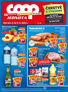 COOP Jednota leták platný od 06.08.2026