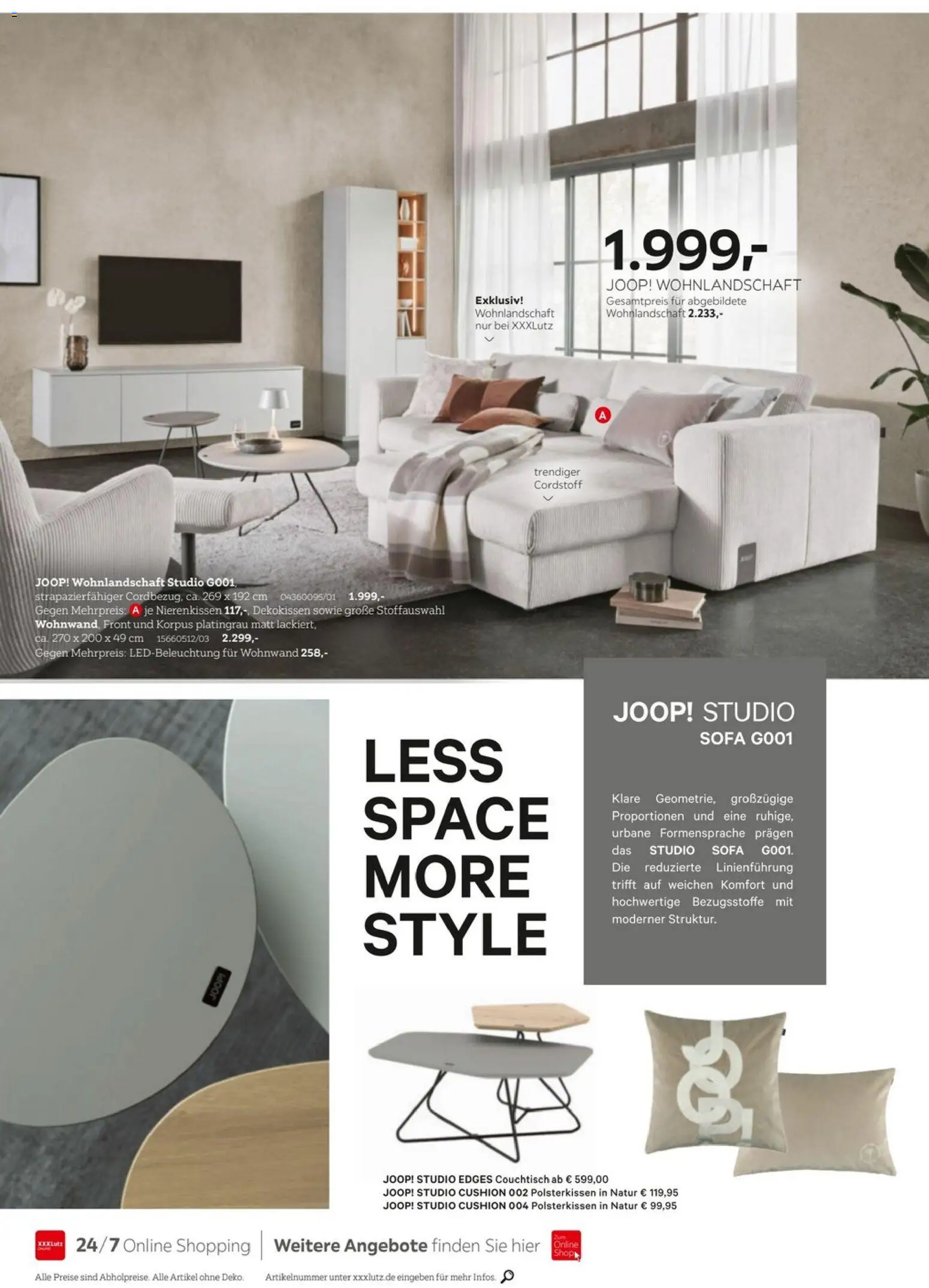 XXXLutz Home Collections – gültig ab 15.08.2026 | Seite: 12 | Produkte: Wohnlandschaft, Wohnwand, Sofa, Couchtisch