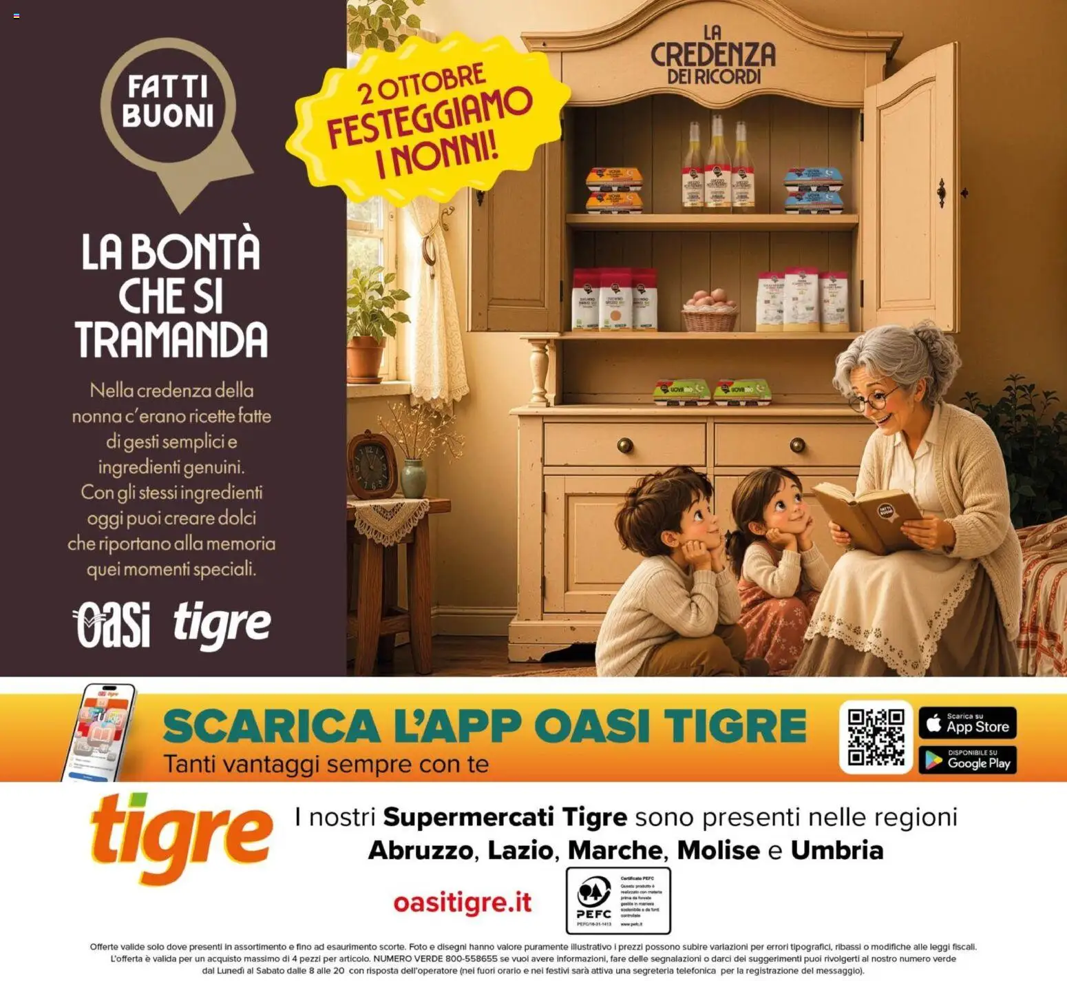 Volantino Tigre del 25/09/2026 | Pagina: 24 | Prodotti: Tè, Ingredienti, Dolci, Credenza