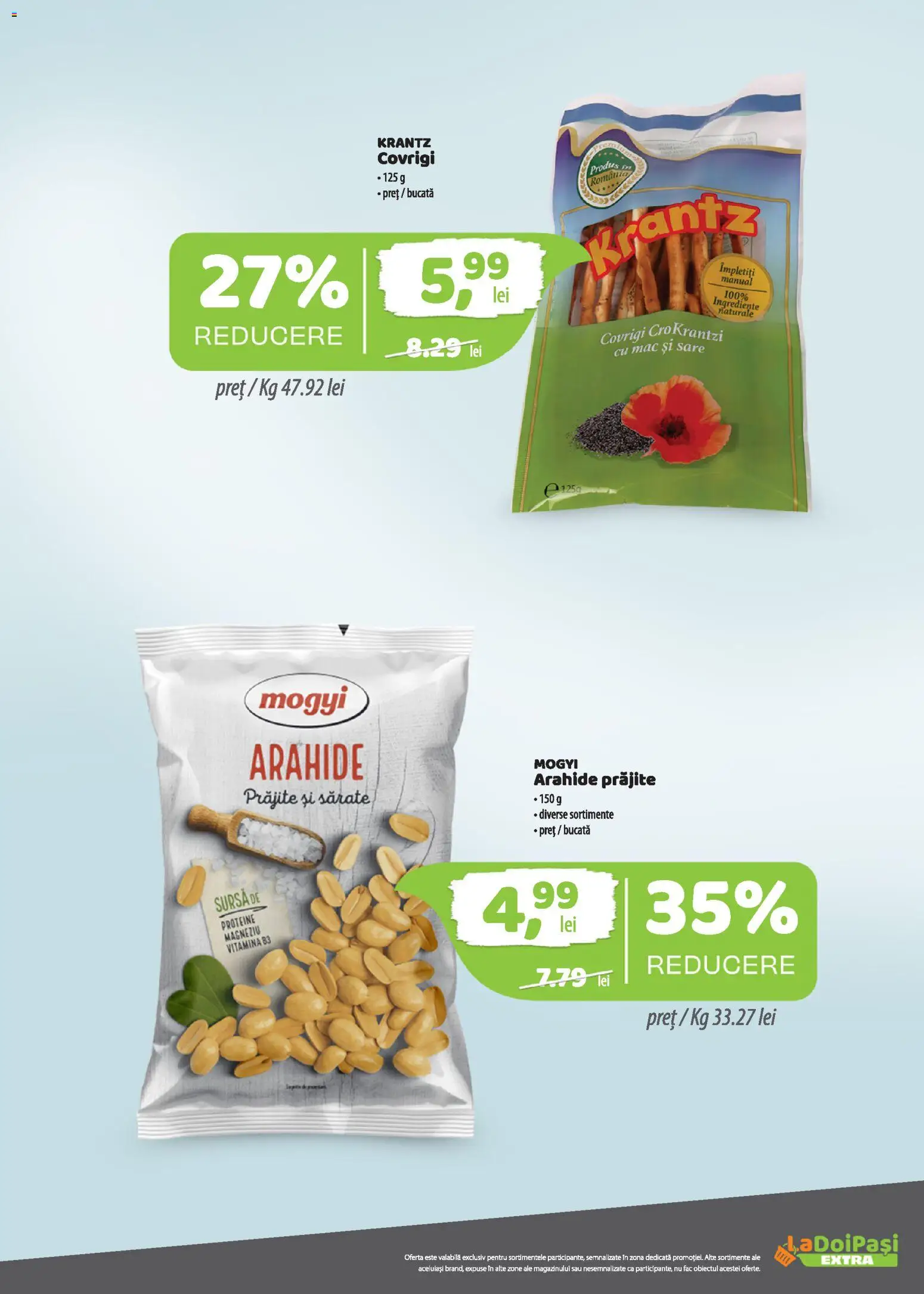 Noul catalog LaDoiPași – valabil de la 01.09.2026 | Pagină: 11 | Produse: Proteine, Arahide, Sare
