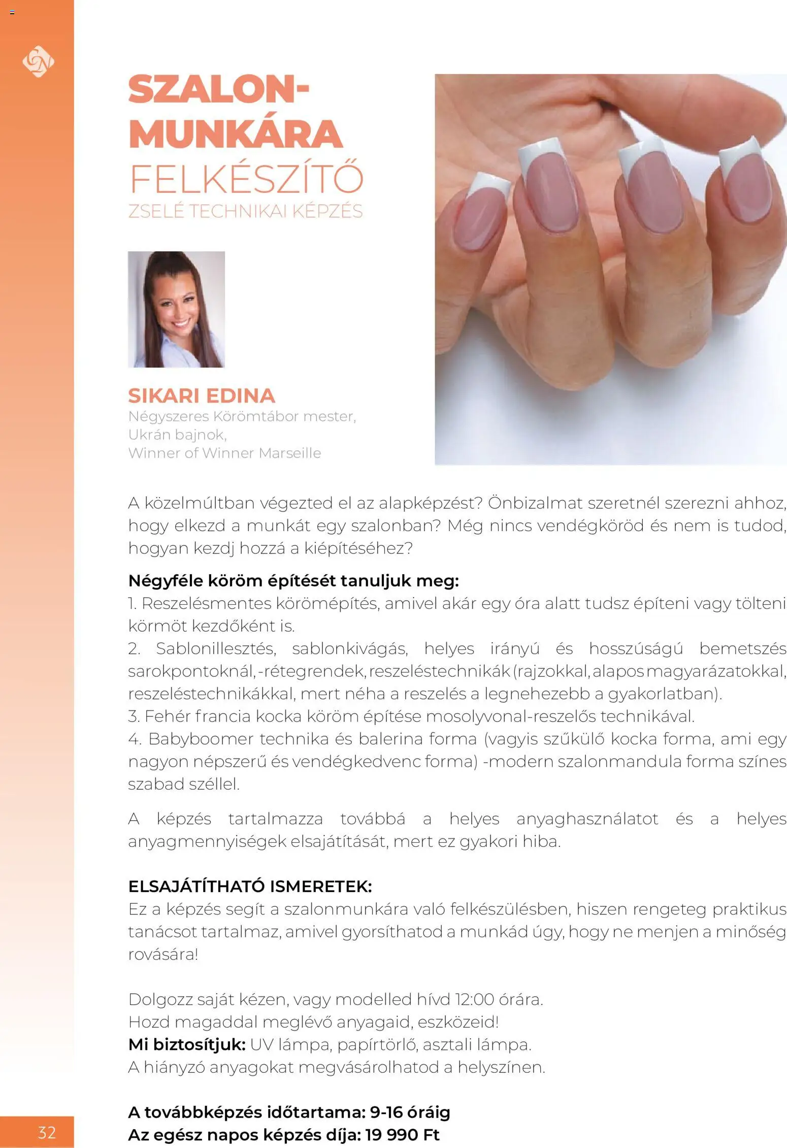 Crystal Nails akciós ujság - amely érvényes a következő dátumtól: 08.06.2026 | Oldal: 32 | Termékek: Óra