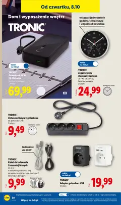 Náhled letáku Lidl Polsko katalog od 05.10.2026 | Strana: 48 | Produkty: Kabel, Adaptér, USB, Baterie