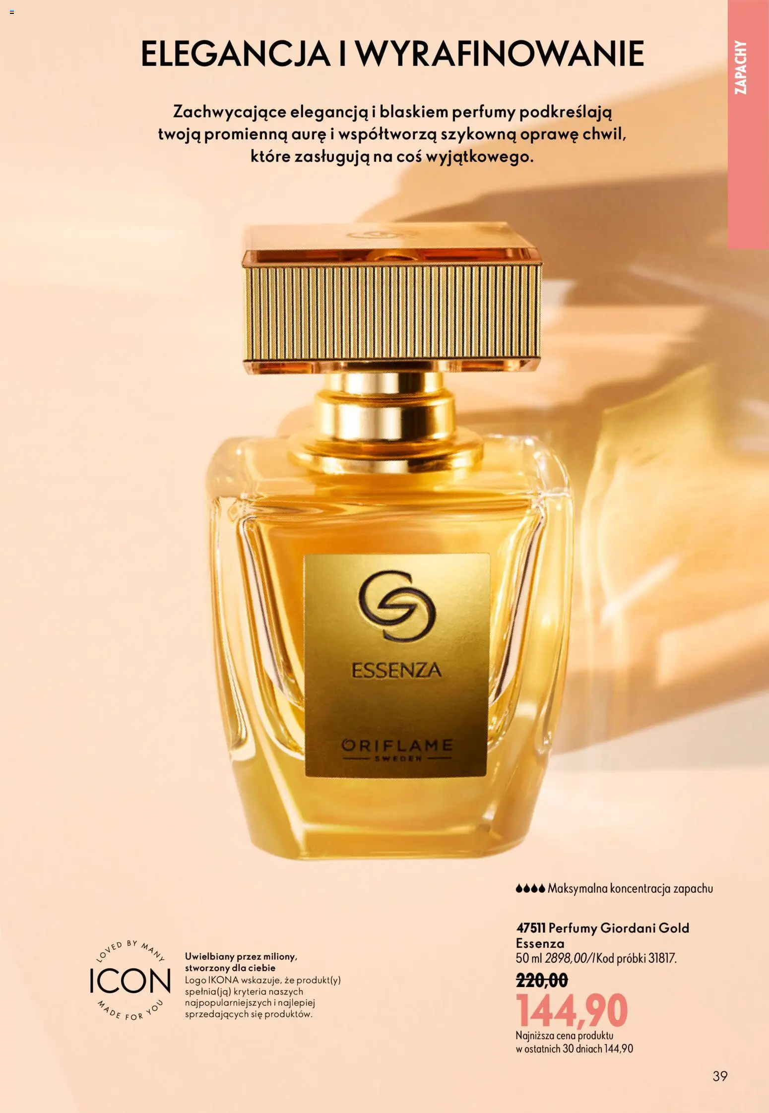 Oriflame Katalog 12 2026 od 19.08.2026 | Strona: 37 | Produkty: Perfumy