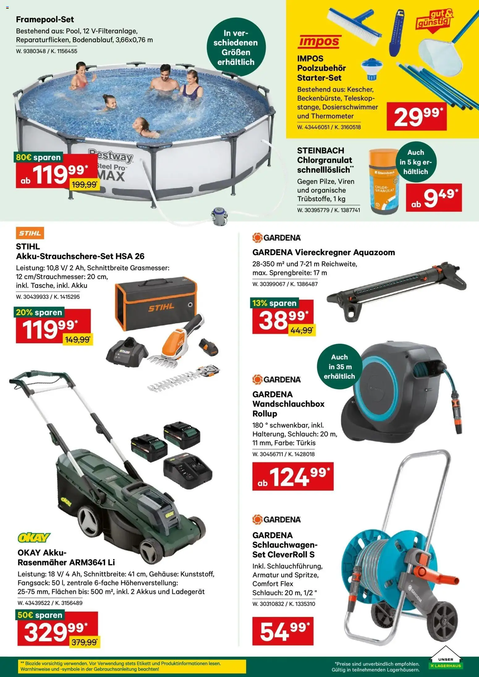 Lagerhaus Wochen Angebote gültig ab 04.05.2026 | Seite: 3 | Produkte: Thermometer, Rasenmäher