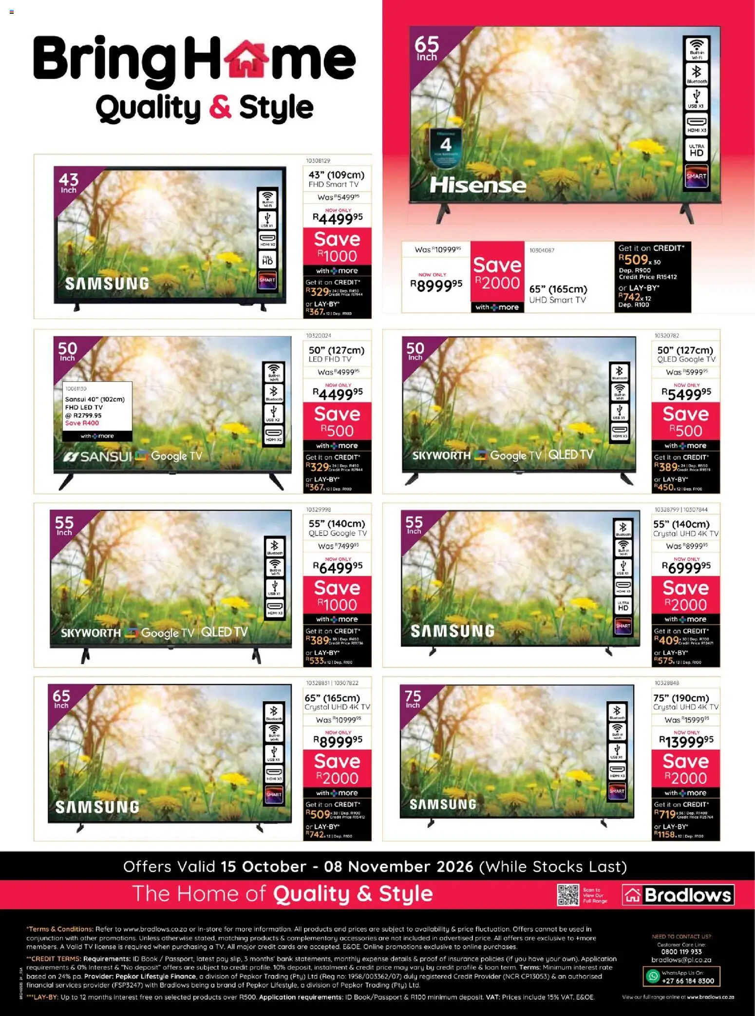 New Bradlows catalogue – valid from 15/10/2026 | Page: 24 | Products: USB, TV