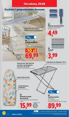 Pogląd oferty "W5 Suszarka na pranie, dł. lnek: 20 m maks. obciążenie: 15 kg wymiary po rozłożeniu: 178 x 55 x 106 cm" - ważna od 24.08.2026 | Strona: 54