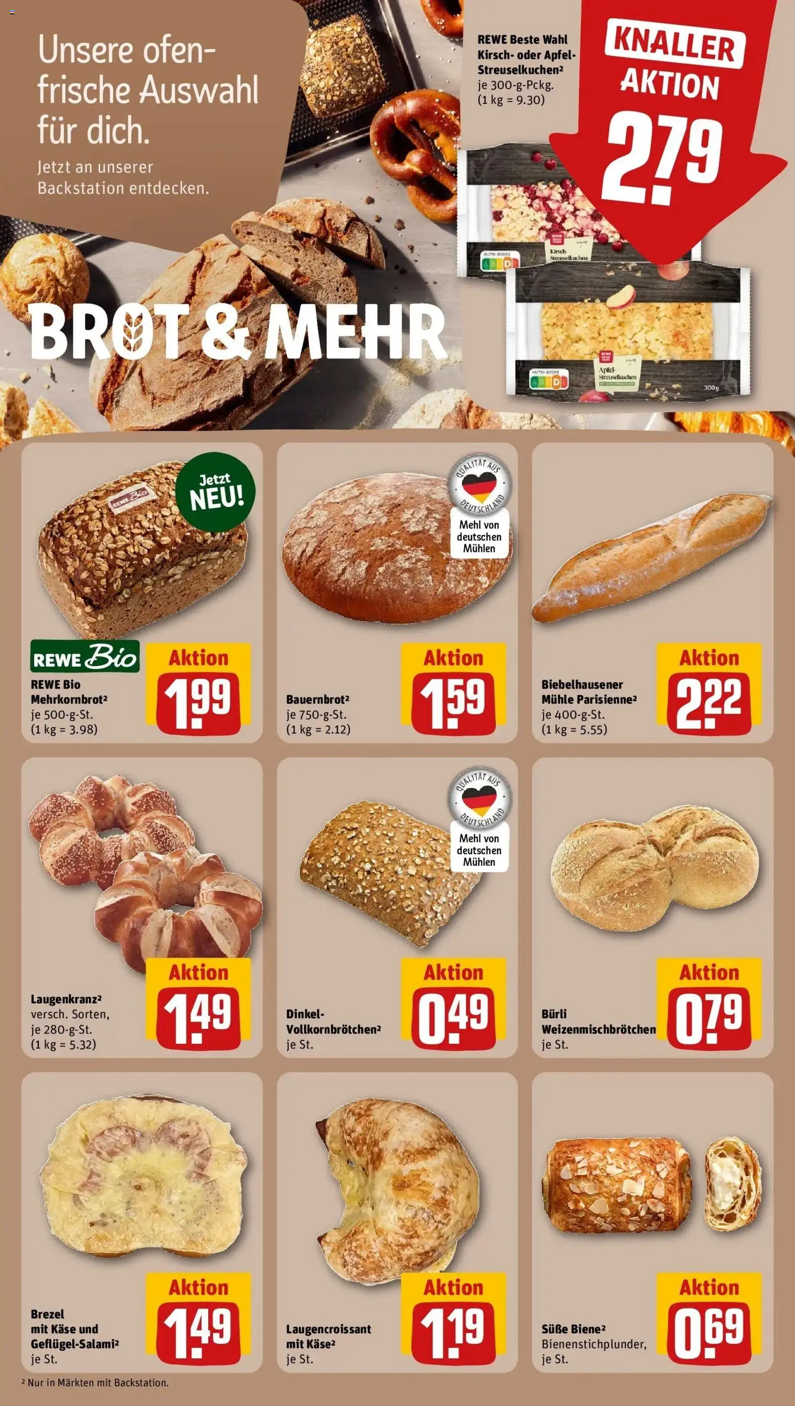 Rewe Prospekt Sinsheim – gültig ab 13.07.2026 | Seite: 17 | Produkte: Ofen, Mühle, Mehl, Käse