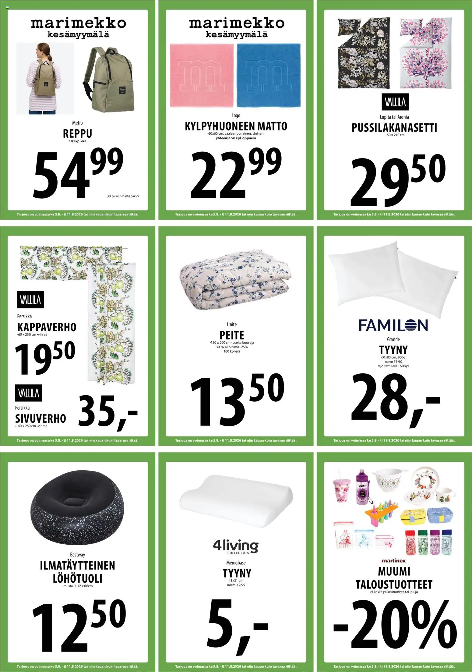 Tuuri tarjoukset – voimassa 05/08/2026 alkaen | Sivu: 14