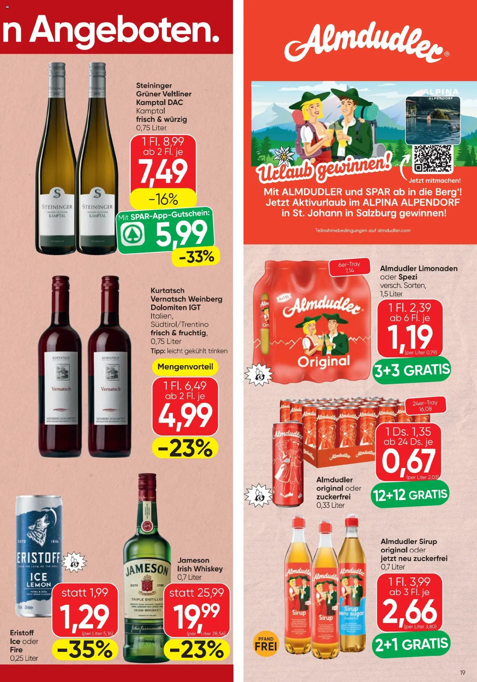 Spar - Flugblatt gültig ab 21.05.2026 | Seite: 19 | Produkte: Whiskey