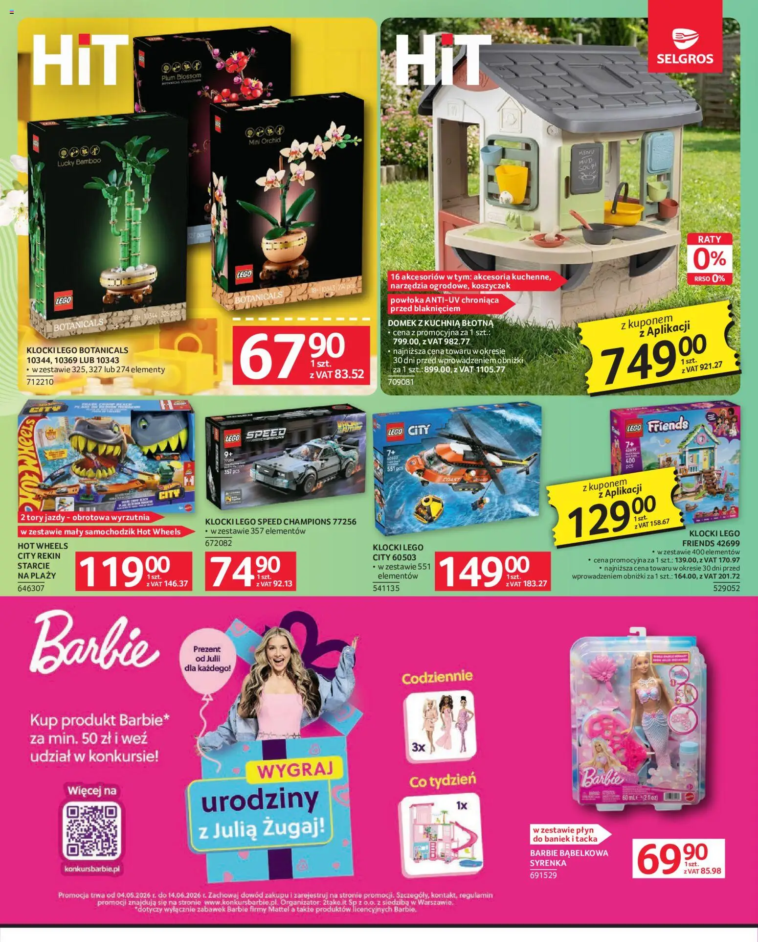 Selgros cash&carry gazetka - Oferta przemysłowa od 21.05.2026 | Strona: 24 | Produkty: Barbie, Wyrzutnia, Lego, Klocki Lego