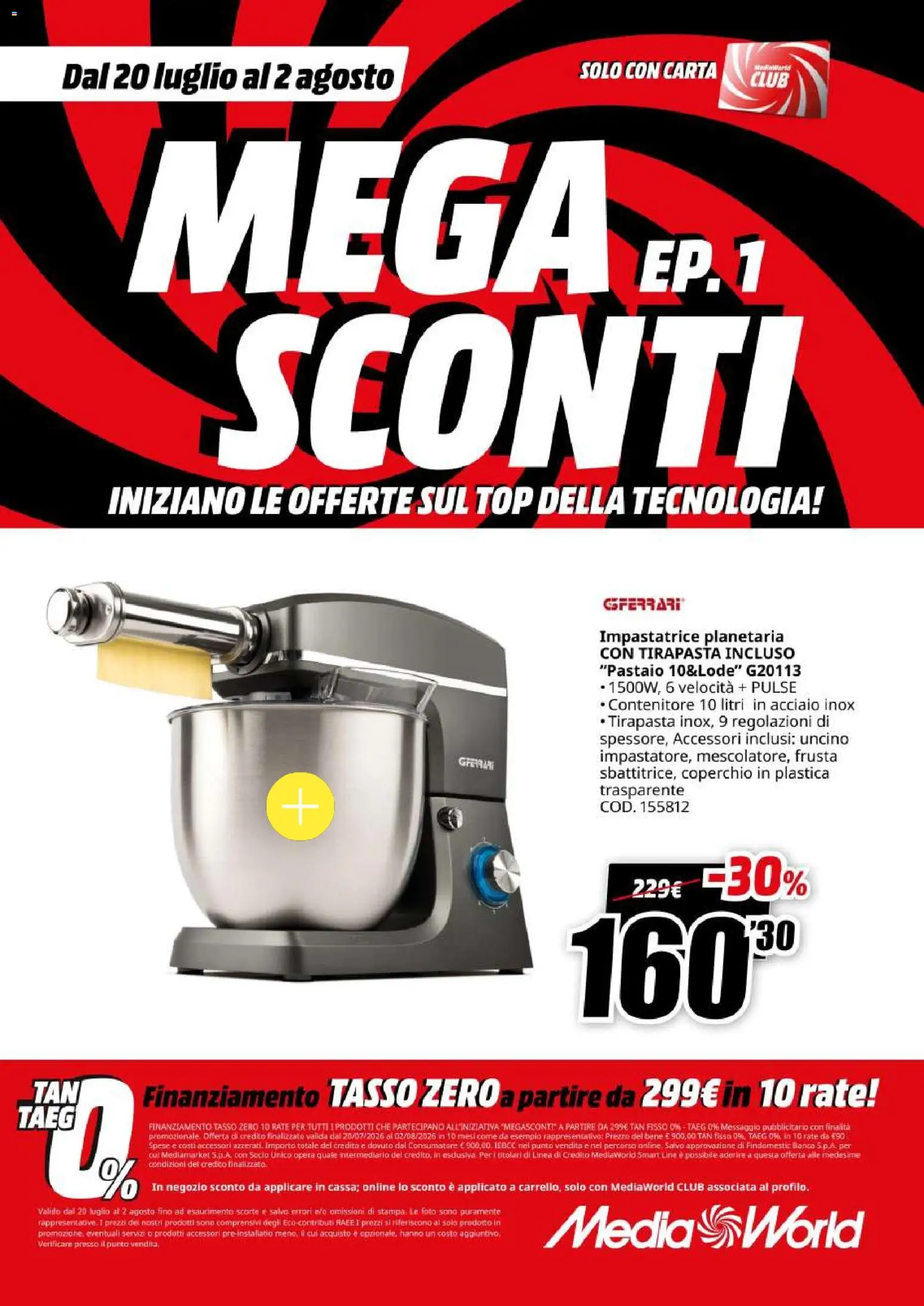 Volantino Media World del 20/07/2026 | Pagina: 59