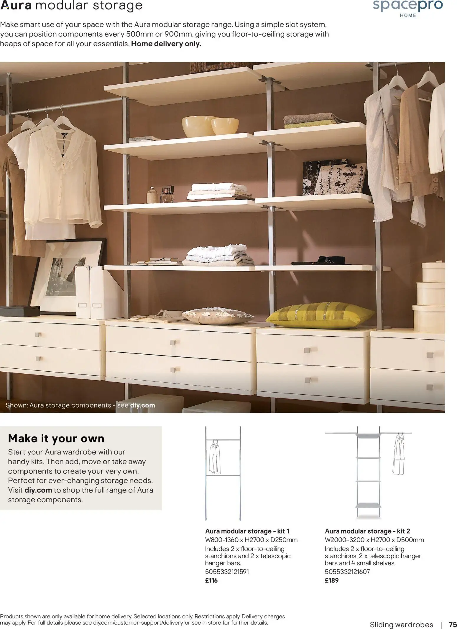 {H1} | Page: 75 | Products: Hanger, Wardrobe