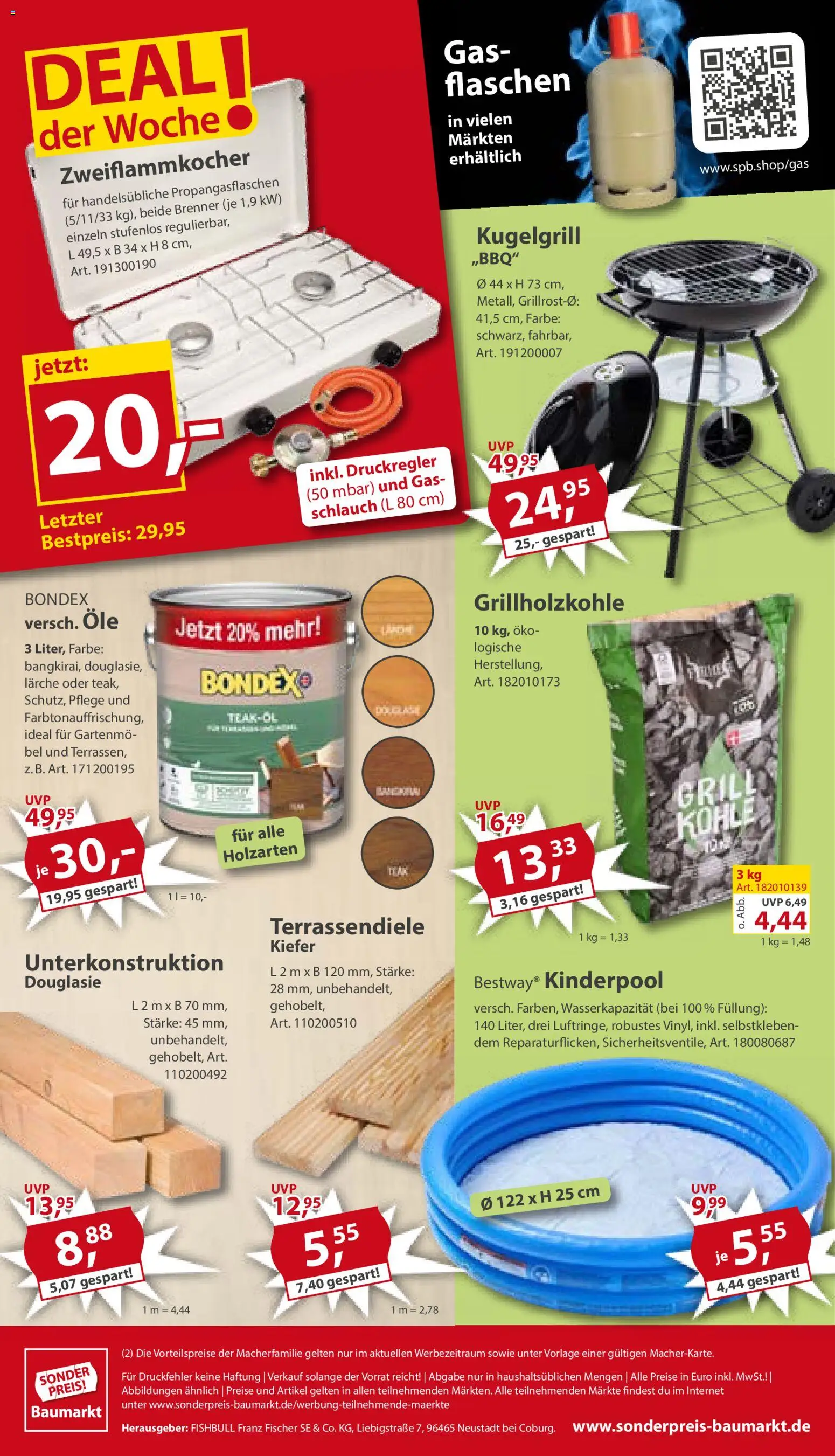 Sonderpreis Baumarkt Prospekt – gültig ab 06.06.2026 | Seite: 20 | Produkte: Grill
