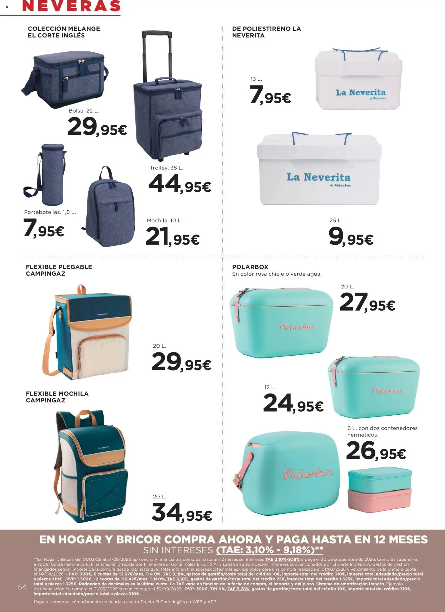 Hipercor catálogo │ válido desde el 06.05.2026 | Página: 54 | Productos: Mochila
