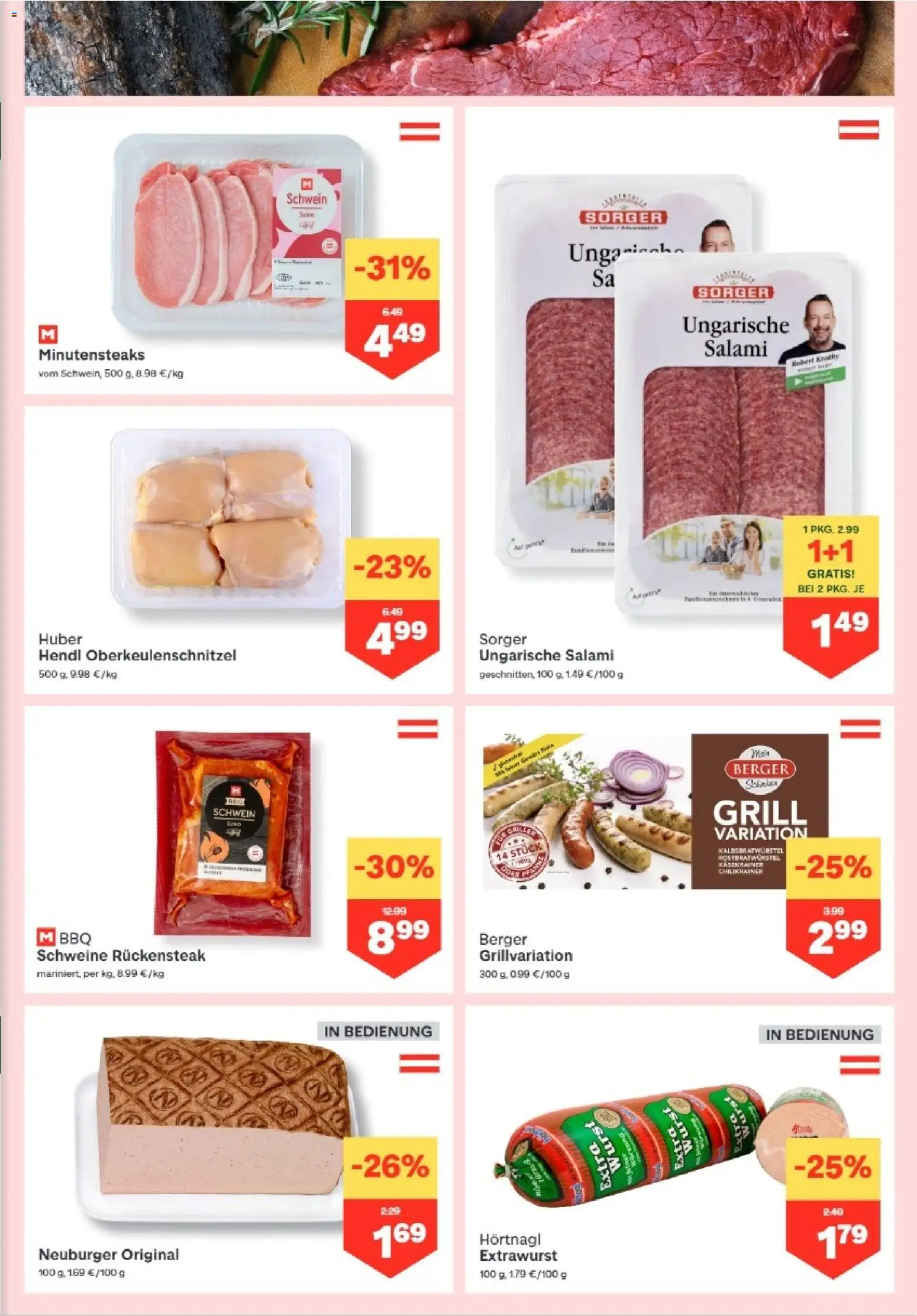 MPREIS Lenzing gültig ab 02.07.2026 | Seite: 3 | Produkte: Wurst, Grill, Salami
