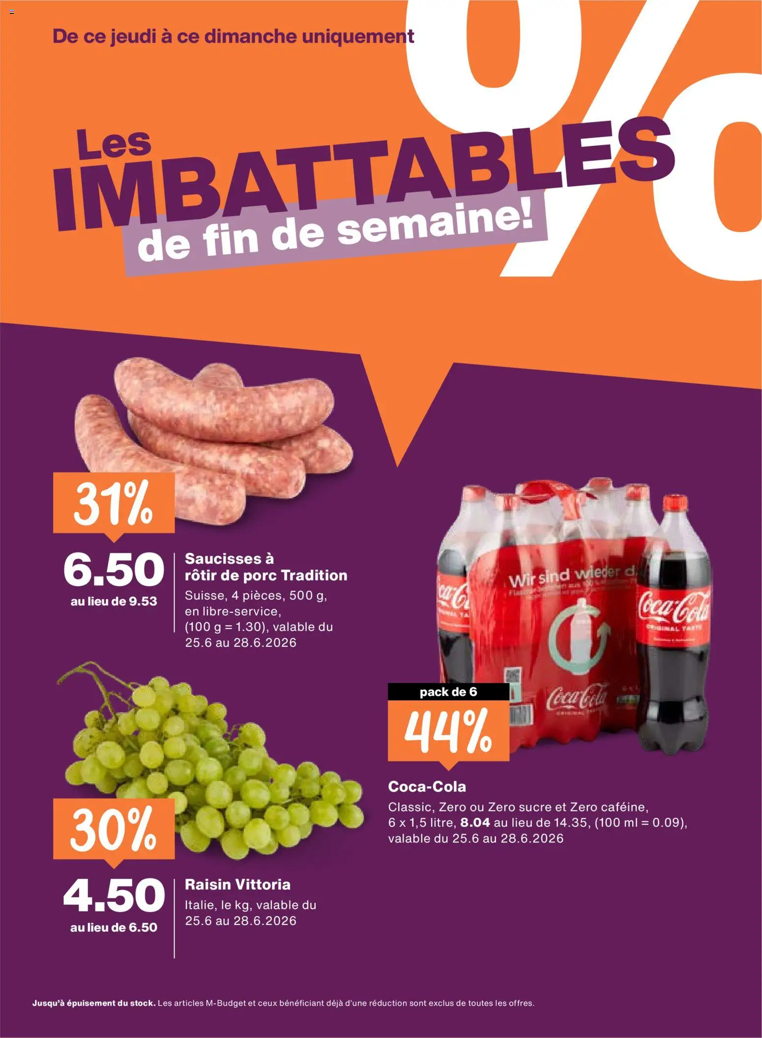 Migros aktionen FR – gültig ab 23.06.2026 | Seite: 24 | Produkte: Coca Cola