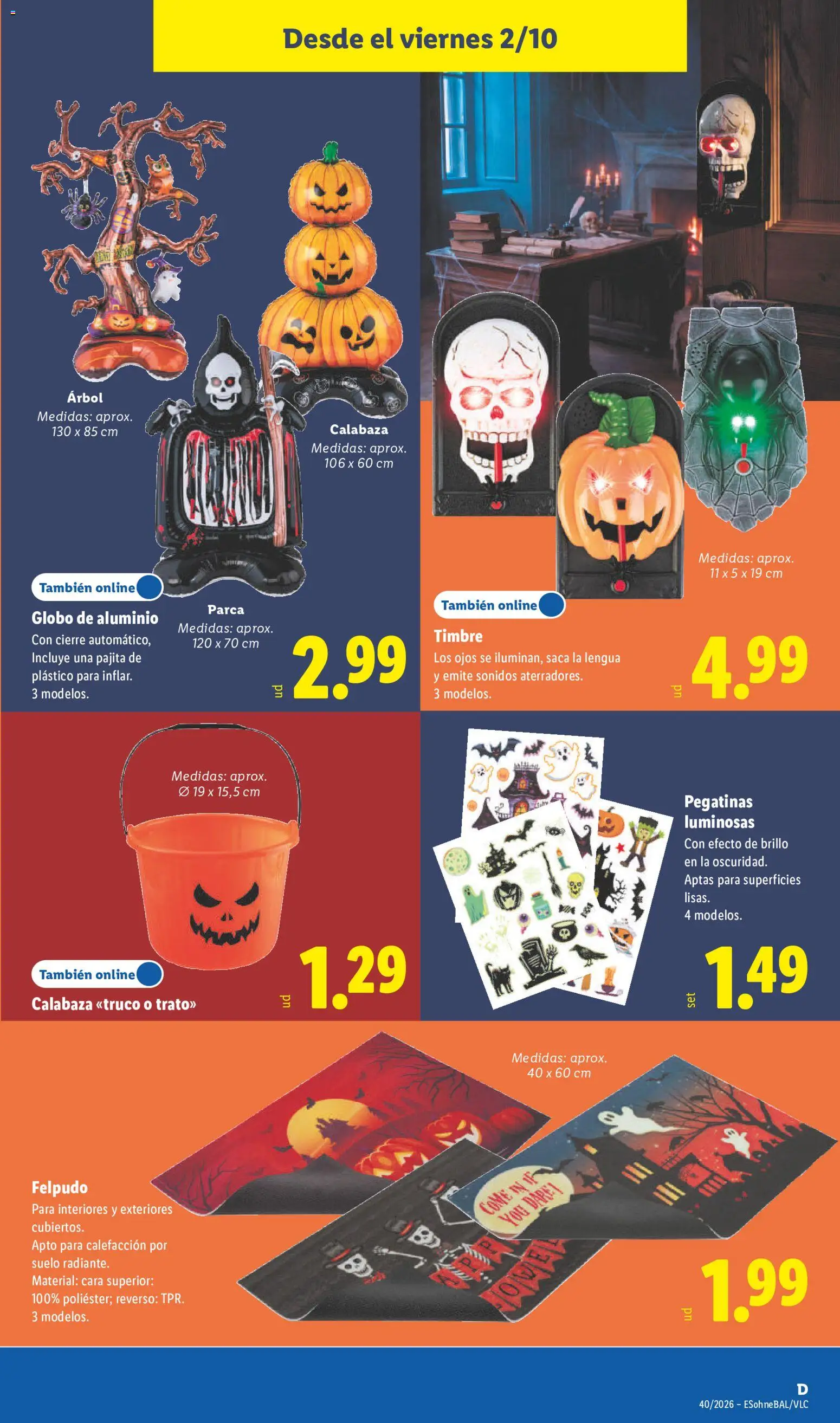 Lidl folleto de bazar │ válido desde el 28/09/2026 | Página: 31 | Productos: Calabaza, Felpudo