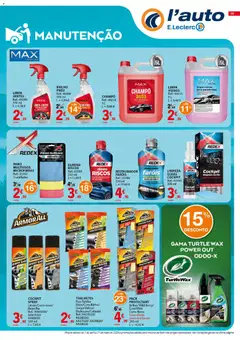 Pré-visualização E.Leclerc folheto Auto válido de 01.04.2026 | Página: 5 | Produtos: Gloss, Cera, Limpa vidros, Pneu