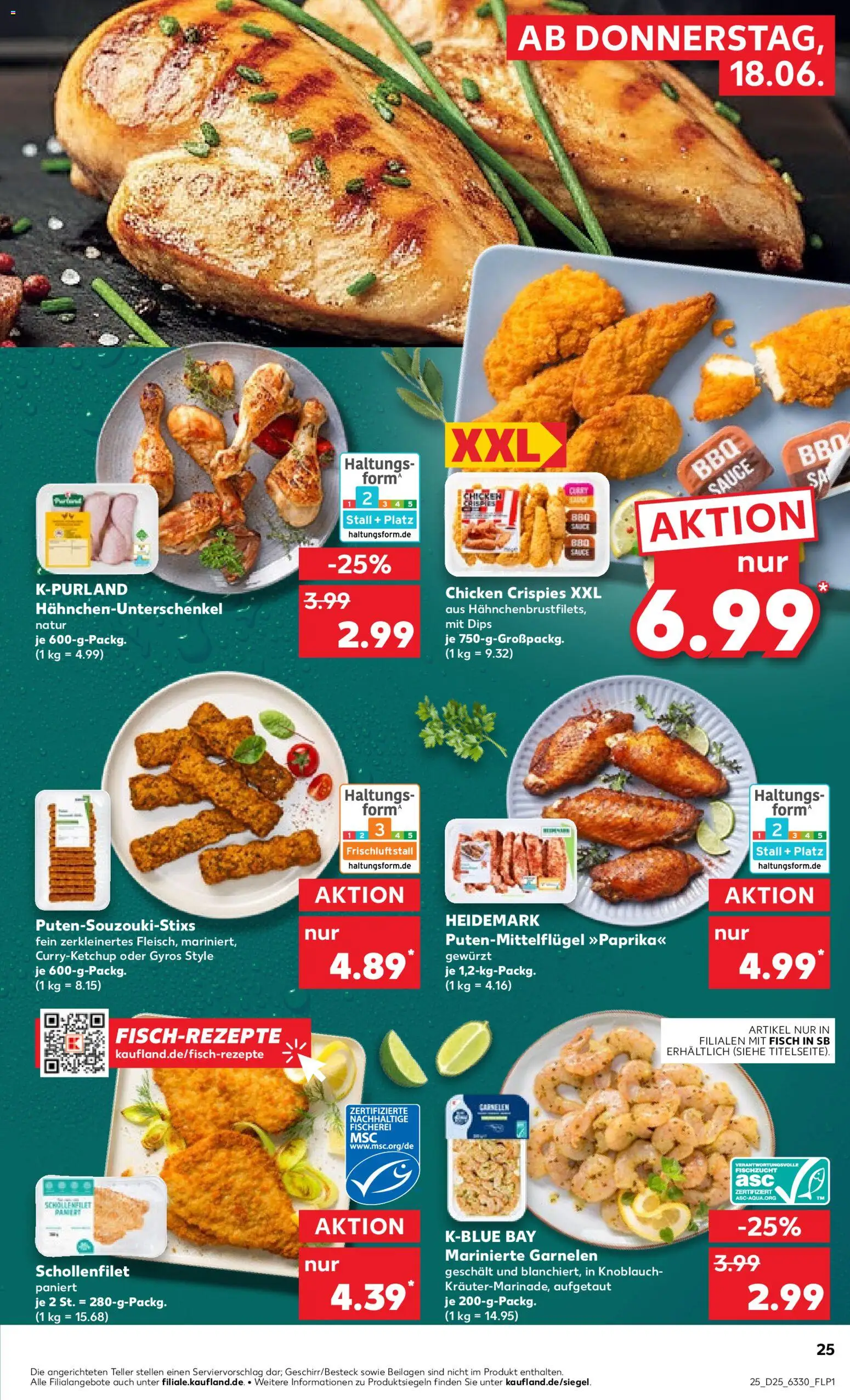 Kaufland Německo leták - Hamburg od 18.06.2026 | Strana: 25 | Produkty: Gyros, Forma