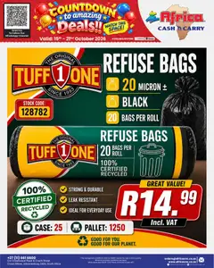 Africa Cash & Carry specials catalogue – valid from 15/10/2026 | Page: 51