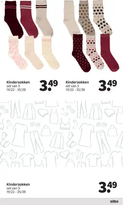 Wibra aanbod - Voorbeeld van een folder van Wibra, geldig van 21/09/2026 | Pagina: 8 | Producten: Kindersokken