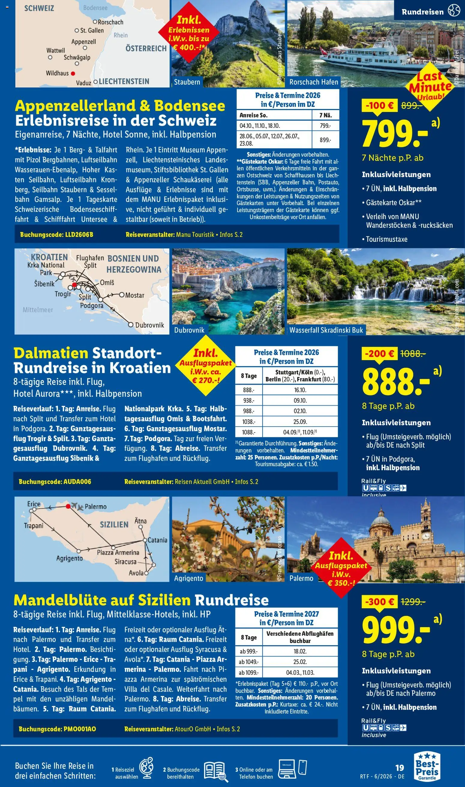 Lidl Reisen Reise-Highlights – gültig ab 13.06.2026 | Seite: 19 | Produkte: HP, Sessel, Telefon